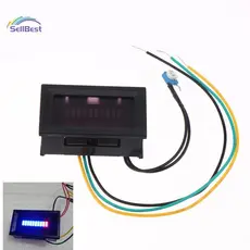 Sellbest Indicador De Nível De Combustível 12V Universal Motocicleta Carro Medidor De Escala De Óleo LED .