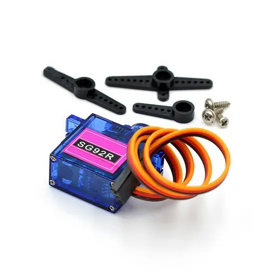 Sellbest 1 Conjunto De 180/360 Graus SG92R 2.5KG Micro 9g Servo Nylon Engrenagens De Fibra De Carbono Substituir SG90 Pa