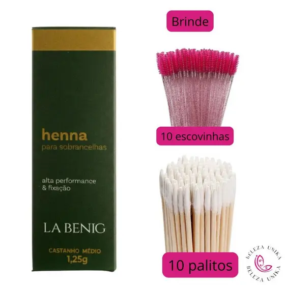La Benig Henna para sobrancelhas 1,25gr