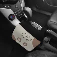 Lixeira de Carro Automatico Duplo Gato Lindo Patinhas Fofas