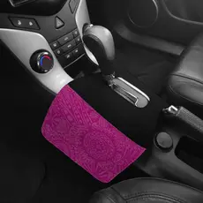 Lixeira de Carro Automatico Duplo Floral Fuchsia Rosa