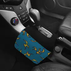 Lixeira de Carro Automatico Duplo Fundo Azul e Brasas