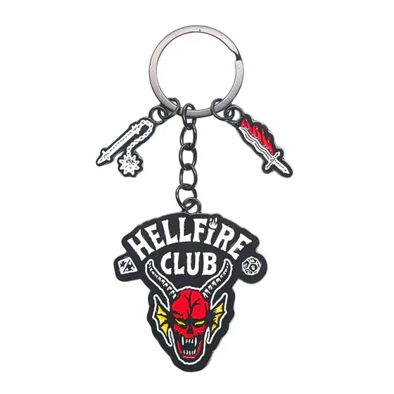 Chaveiro Metal Hellfire Club Stranger Things RPG