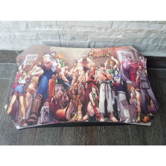 Caixa MDF arcade fliperama pintado e adesivado