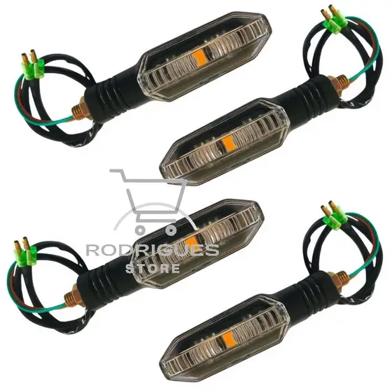 Kit 4 Pisca Led Com Parafuso Seta Cb Twister 250 Lander 250 titan125/150 Universal