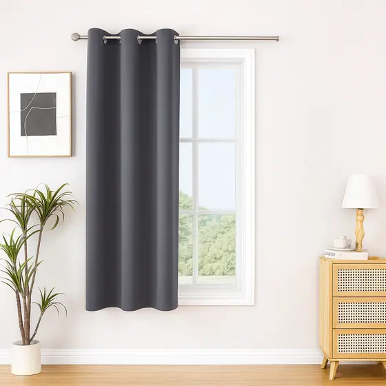 Cortina Blackout 100 % PVC 1 Folha 1,40x1,60m Bloqueio de Luz e Privacidade
