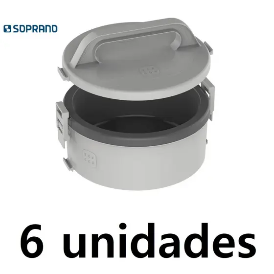 6 marmitas termicas soprano tekcor sem divisorias 1,5 L