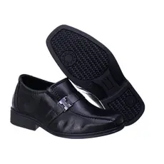 Sapato Formal Social Masculino Infantil Couro do 21 ao 36