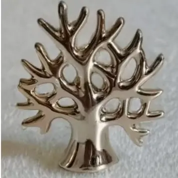 Enfeite Decorativo Árvore da Vida Dourada 10 cm – Símbolo de Prosperidade e Harmonia