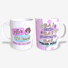 Caneca Presente Dia das Mães "Mãe Te Amo" – JURO