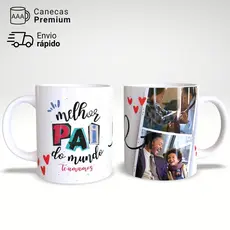 Caneca Cerâmica 325ml Personalizada Dia dos Pais – JURO