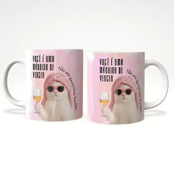 Caneca Frase Divertida Motivacional Cerâmica ou Mágica 325ml Presente Criativo – JURO