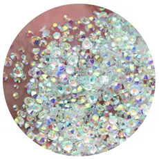 Strass Pedrinhas Branca Fruta Cor