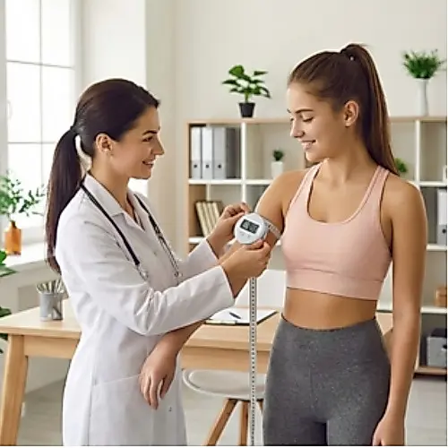 Fita de Medição Corporal Antropometrica Automática Precisão Profissional IMC