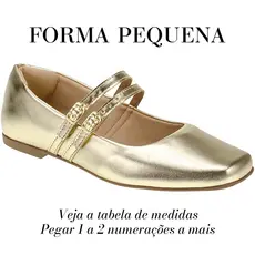 Sapatilha Feminina Bico Quadrado Mary Jane Confortável Clássico Retro 190
