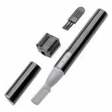 Mini Depilador Facial Caneta Elétrico Aparador Buço Sobrancelha Nariz preto