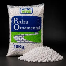 15kg Granilha Para Jardim Vertical Grafiato Vasos de Planta Pedrinha Brancas Decoração de Calçada