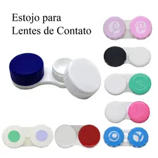 Estojo para Lentes de Contato Gelatinosa  - Case para guardar Lente de Contato - Várias cores