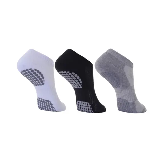 3 Pares Meia Antiderrapante Pilates Hidroginástica Yoga Halk
