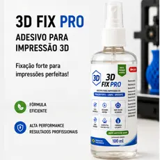 Spray Adesivo Impressora 3D 100ml Cola Para Mesa PEI PLA PETG ABS TPU Anti Warping 3D FIX PRO