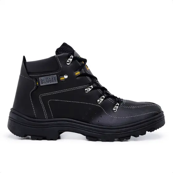 Bota Masculino Coturno Bullgat Cano Médio Motoqueiro Da Moda