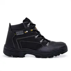 Bota Masculino Coturno Bullgat Cano Médio Motoqueiro Da Moda