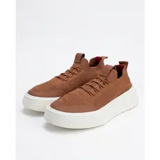 Tênis Masculino Sapato Sem Cadarço Calce Elástico Knit Casual Esporte Fino