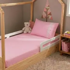 Jogo Lençol 2 Peças Mini Cama Infantil 150x70cm Montessoriana Fronha detalhe de Grippir