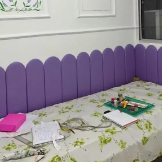 Cabeceira NUVEM para lado da cama solteiro ou casal 190x55 Kit com 10unds 19x55