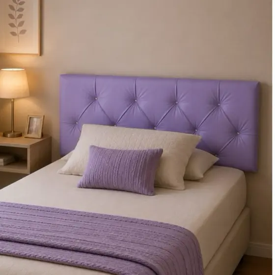envio full/ rapido Cabeceira capitonê estofada para cama solteiro 90x55