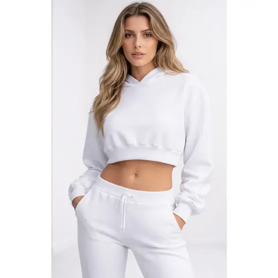 Blusa de Frio Cropped de Moleton Moda Inverno 2022 Blogueirinha PROMOÇAO PRINCESA