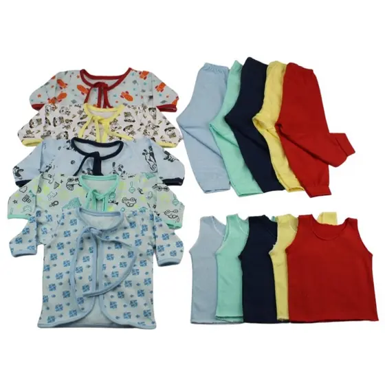 Saída Maternidade 4 Conjunto Completo Pagão Bebé +brinde