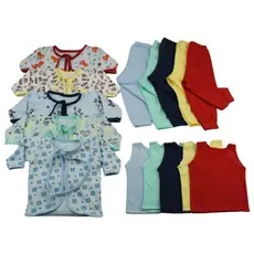 Saída Maternidade 4 Conjunto Completo Pagão Bebé +brinde