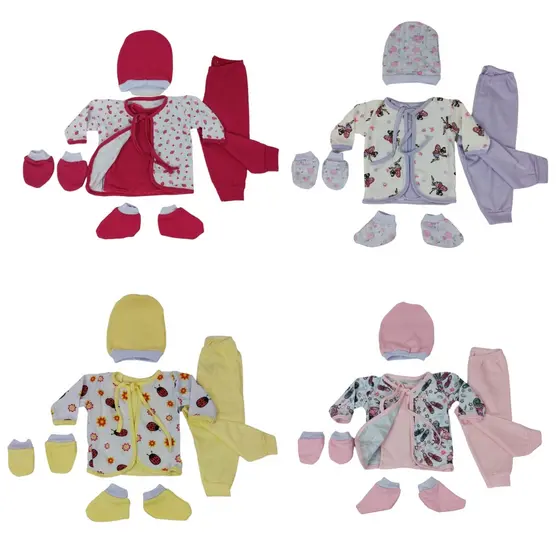 Conjunto Pagão C/ Touca luva e Meia Recém Nascido MENINA MENINO