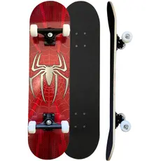 SKATE COMPLETO SEMI PROFISSIONAL MONTADO VINGADORES HOMEM SPIDER ARANHA