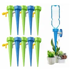 Kit 10 Gotejadores Irrigadores de Plantas Jardim Garrafa Pet