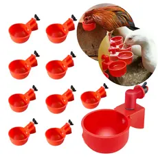 10 Bebedouros Automáticos P/ Aves Galinha Codorna