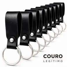 Kit Chaveiro de Couro Atacado 5 10 15 20 25 Unidades Lembrancinhas Eventos