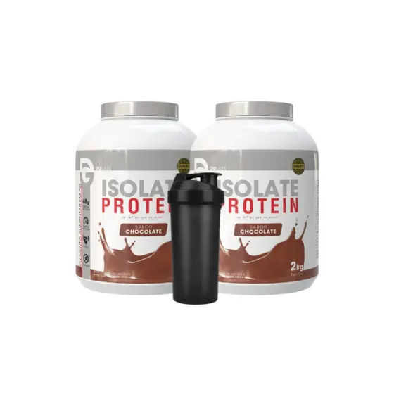 Kit 2x Iso Protein (Whey Isolado + Proteínas Isoladas) 2kg + Shaker - DG Labs