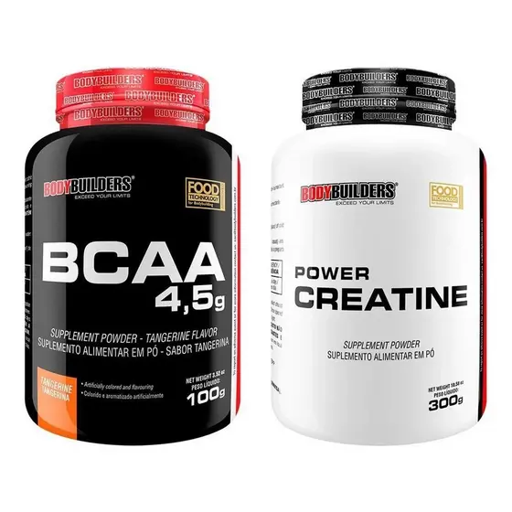 Kit Bcaa 4.5 100g + Power Creatina 300g - Bodybuilders