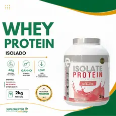 Whey Protein Isolado 2kg DG Labs Iso Protein Alta Proteína
