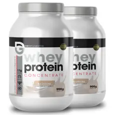 Kit 2x Whey Protein Concentrate 900g - DG Labs - Kit com 2 Unidades