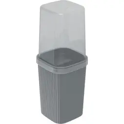 PORTA ESCOVA 380 ML CLASSIC FRISOS - 7,8 X 20,5 CM