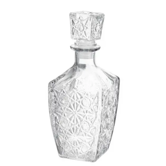 GARRAFA WHISKY 800 ML VIDRO LIJITA C/ CAIXA LITOGRAFADA