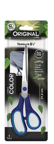 TESOURA 8 1/2" COLOR 21,5 CM