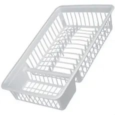 Escorredor de Pratos 440x335x50mm Plástico Resistente Ideal para Pia Cozinha e Lavagem