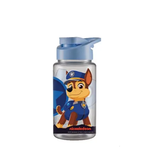 Garrafa Infantil 500ml Patrulha Canina Chase com Tampa Flip