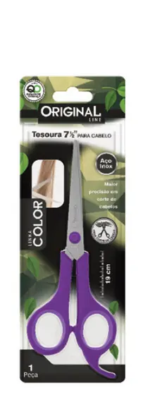 TESOURA 7 1/2" COLOR 19,4 CM