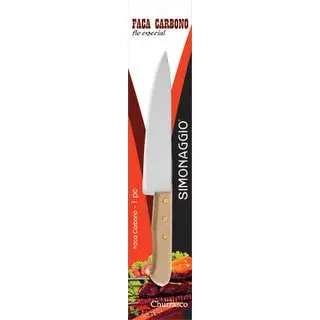 FACA CARBONO 6" ENCARTELADA
