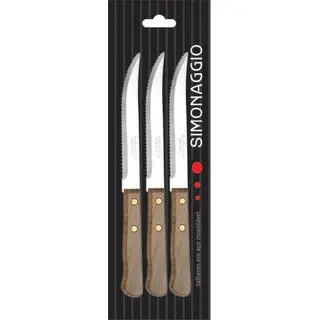 CUCINA MIA FACA MESA CABO MADEIRA C/3 PCS